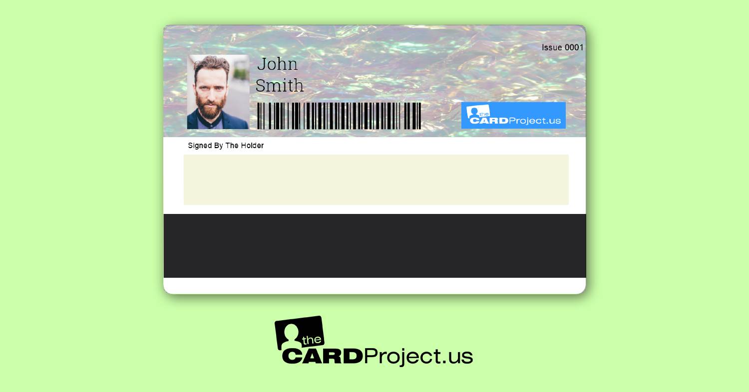 Double Photo ID Card, Design 3 (REAR)